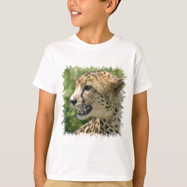 T-tröja för Cheetahattackbarn Tee (Framsida)