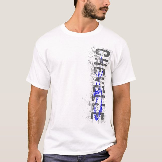 T-tröja för Chevelle Vert blått v2 Tee (Framsida)