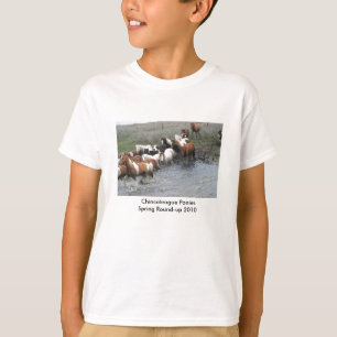 T-tröja för Chincoteague ponnyungdom Tee Shirt