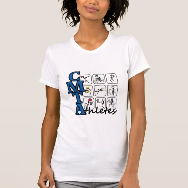 T-tröja för CMTA-idrottaredamer T-shirt (Framsida)