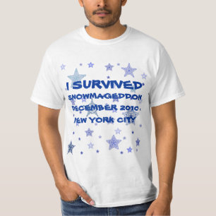 T-TRÖJA FÖR CUSTOMIZEABLE SNOWMAGEDDON TEE