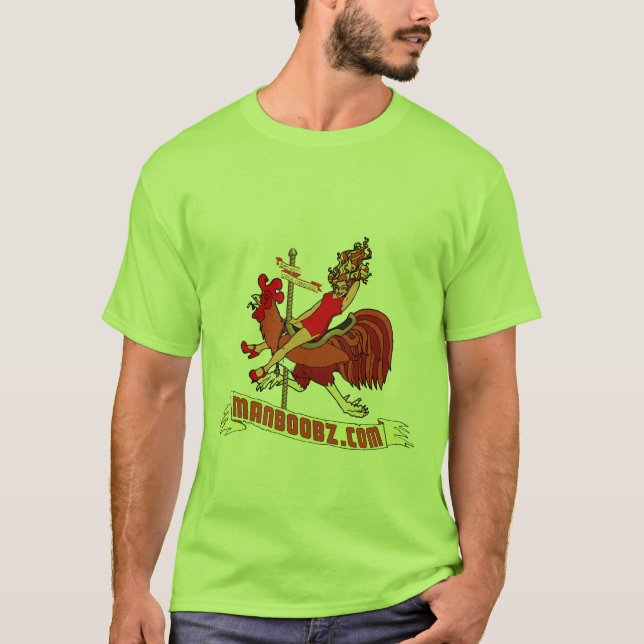 T-tröja för dåligapojkekarusell (värme färger), tee (Framsida)