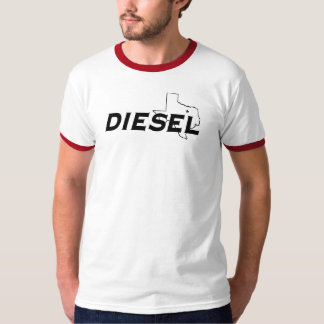 T-tröja för Dallas diesel- softballWringer Tee Shirt