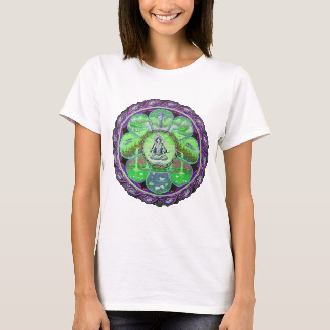 T-tröja för damer för Tara landMandala Tee Shirt (Framsida)
