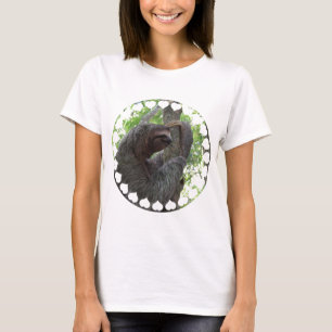 T-tröja för damer för trädklättringSloth inpa Tee Shirt