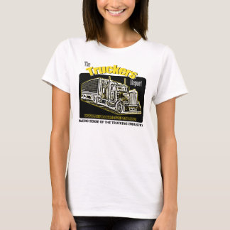 T-tröja för damlastbilsförarerapport t-shirt