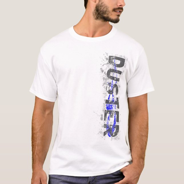 T-tröja för dammtrasaVert blått v2 Tee Shirt (Framsida)