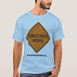 T-tröja för demokratarbetshäfte t-shirt