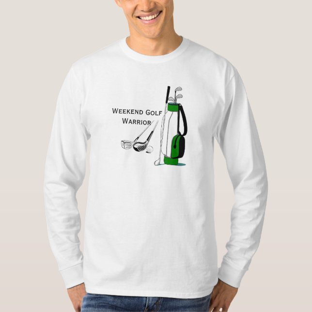 T-tröja för design för helgGolfkrigare Tröja (Framsida)