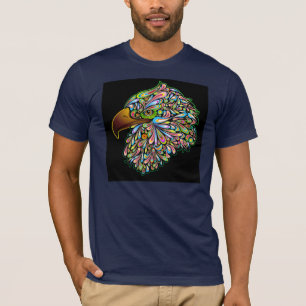 T-tröja för design för örnhök Psychedelic Tee