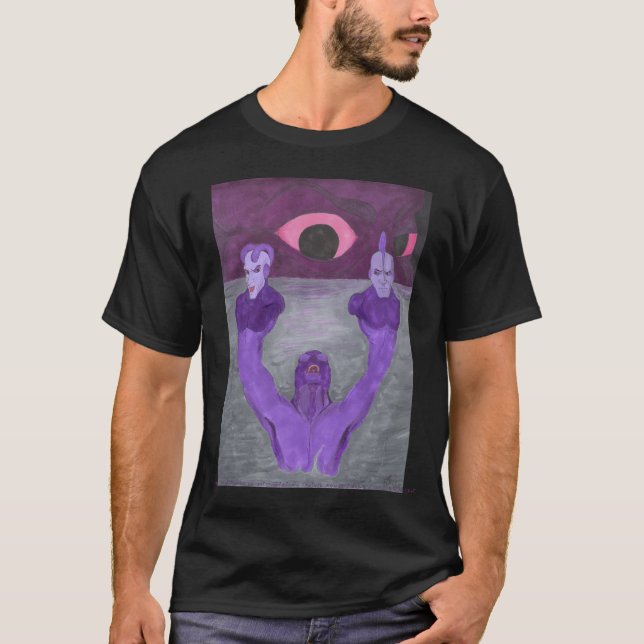T-tröja "för djupare dagordning" tee shirt (Framsida)