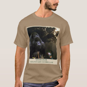 T-tröja för djurlivet "spara för våra tee shirt