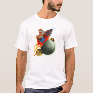 T-tröja för DogeCoin raketfrakt T Shirt