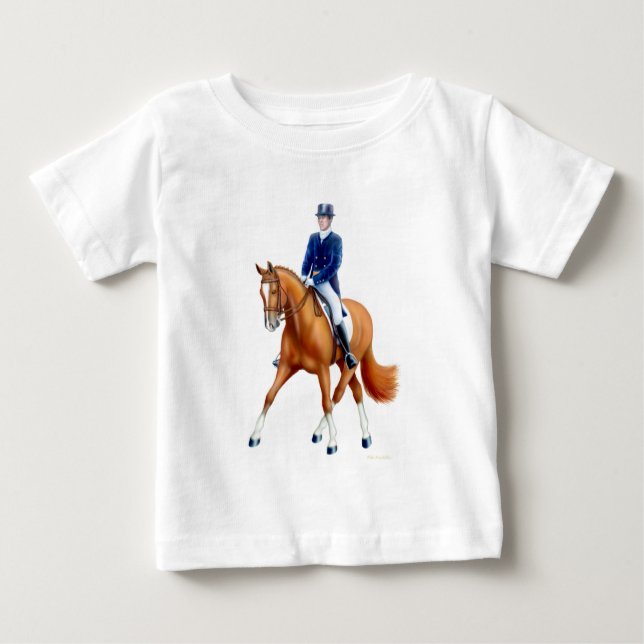 T-tröja för Dressagebabyspädbarn T-shirt (Framsida)