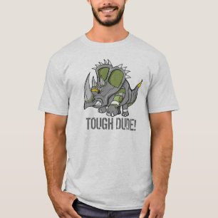 T-tröja för Dude för robotTriceratopsDinosaur t Shirt