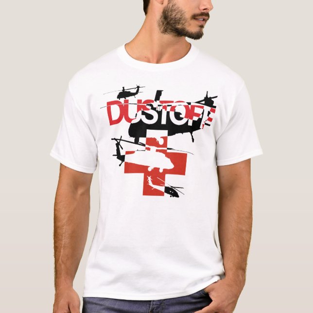 T-tröja för Dustoff design #2 Tröja (Framsida)