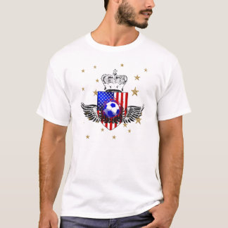 T-tröja för emblem för fotboll för tröja
