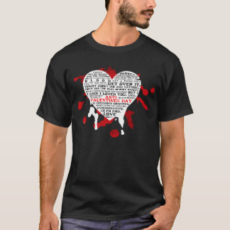 T-tröja för Emo Anti-Valentines dag T-shirt
