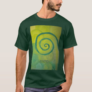 T-tröja "för energi" andekonst t-shirt