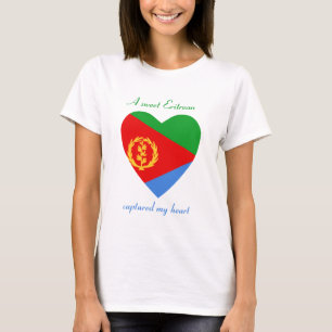 T-tröja för Eritrea flaggaälskling T Shirt