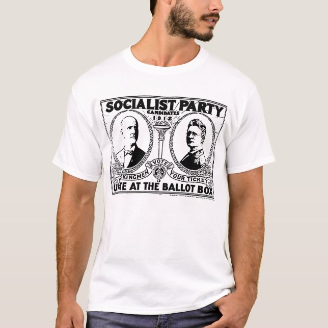 T-tröja för Eugene Debs kampanjaffisch Tröja (Framsida)