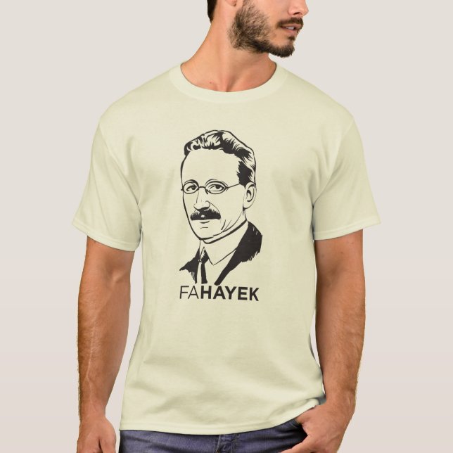 T-tröja för FA Hayek T-shirt (Framsida)