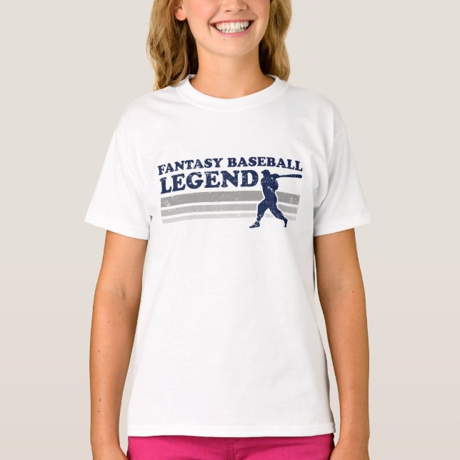 T-tröja för fantasibaseballlegend tee (Framsida)