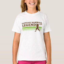 T-tröja för fantasibaseballlegend tee shirt