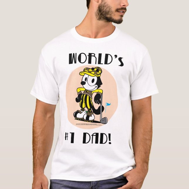 T-tröja för Felix golfspelfars dag Tee (Framsida)