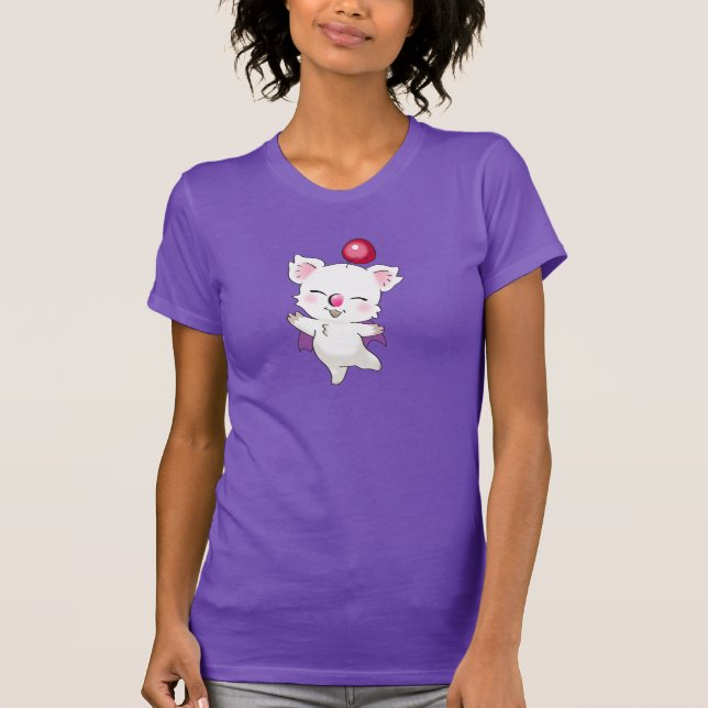 T-tröja för FFXIV Moogle (kvinnor) T Shirt (Framsida)