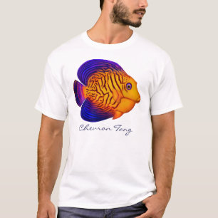 T-tröja för fisk för Tang för korallrevsparre T-shirt