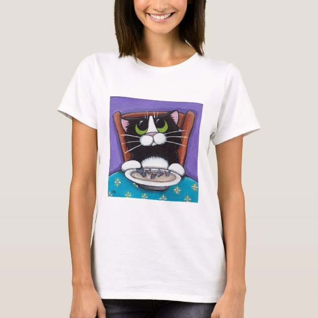 T-tröja för fisksvansoppa tee shirt (Framsida)