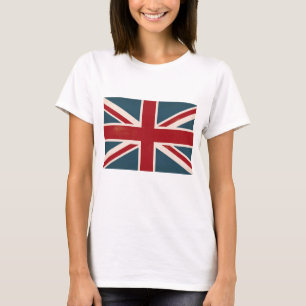 T-TRÖJA FÖR FLAGGA FÖR FACKLIG JACK FÖR VINTAG T SHIRT