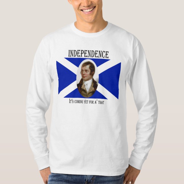 T-tröja för flagga för självständighet för Robert Tee Shirt (Framsida)