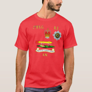 T-tröja för flank för 2nd vakter för bn Scots Tee