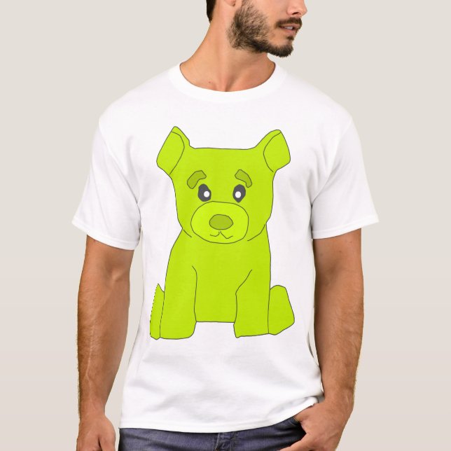 T-tröja för Fluo gröntbjörn T Shirt (Framsida)