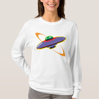 T-tröja för flyg för fantasiSpaceship/UFO Tee Shirt