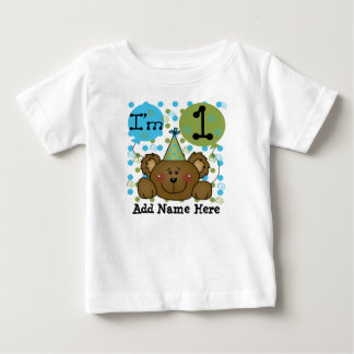 T-tröja för födelsedag för personlignalle 1st t shirt