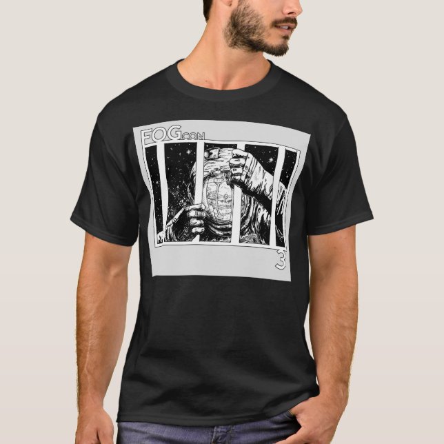 T-tröja för FOGcon astronautlogotyp T Shirt (Framsida)