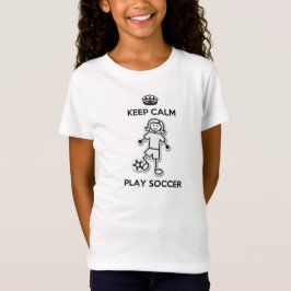 T-tröja för fotboll för behållalugnlek t-shirt