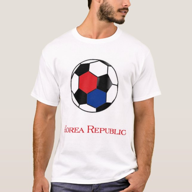 T-tröja för fotboll för Korea republikvm T Shirt (Framsida)