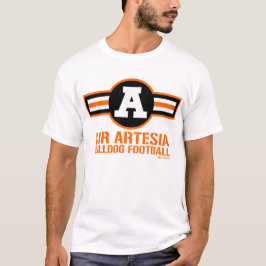 T-tröja för fotboll "för luftArtesia" bulldogg Tee Shirt