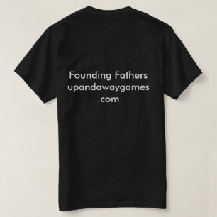 T-tröja för founding fathers stiger ombord leken t shirt