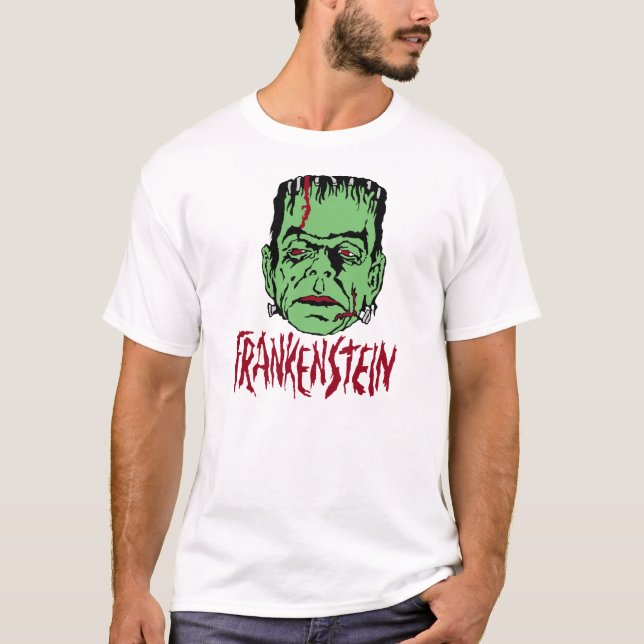 T-tröja för Frankenstein vintageLook T Shirt (Framsida)