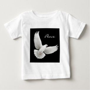 T-tröja för fredduvaspädbarn t shirt