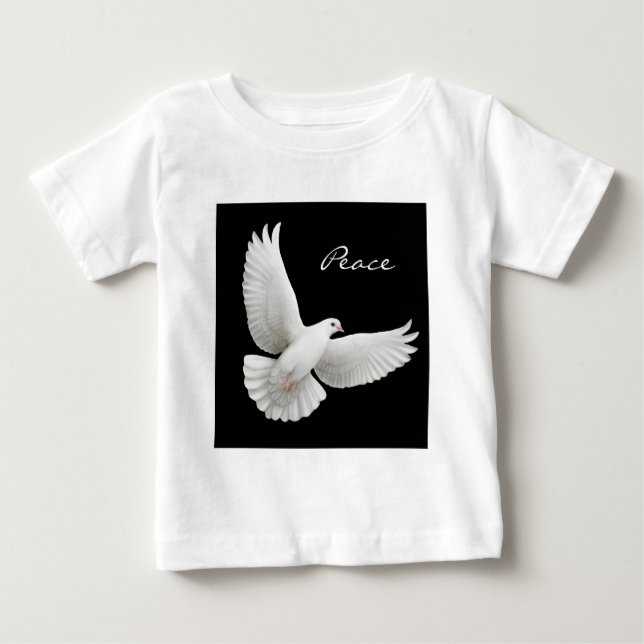 T-tröja för fredduvaspädbarn t shirt (Framsida)