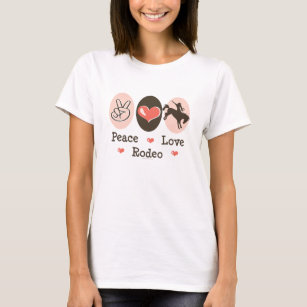 T-tröja för fredkärlekRodeo T Shirt