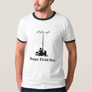 T-tröja för friluftsdag för Silhouette för Tee Shirt