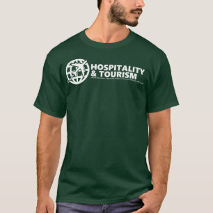T-tröja för gästfrihet- & turismklassikergrönt t shirt