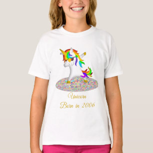 T-TRÖJA för gåva för flickor för UNICORN för T Shirt